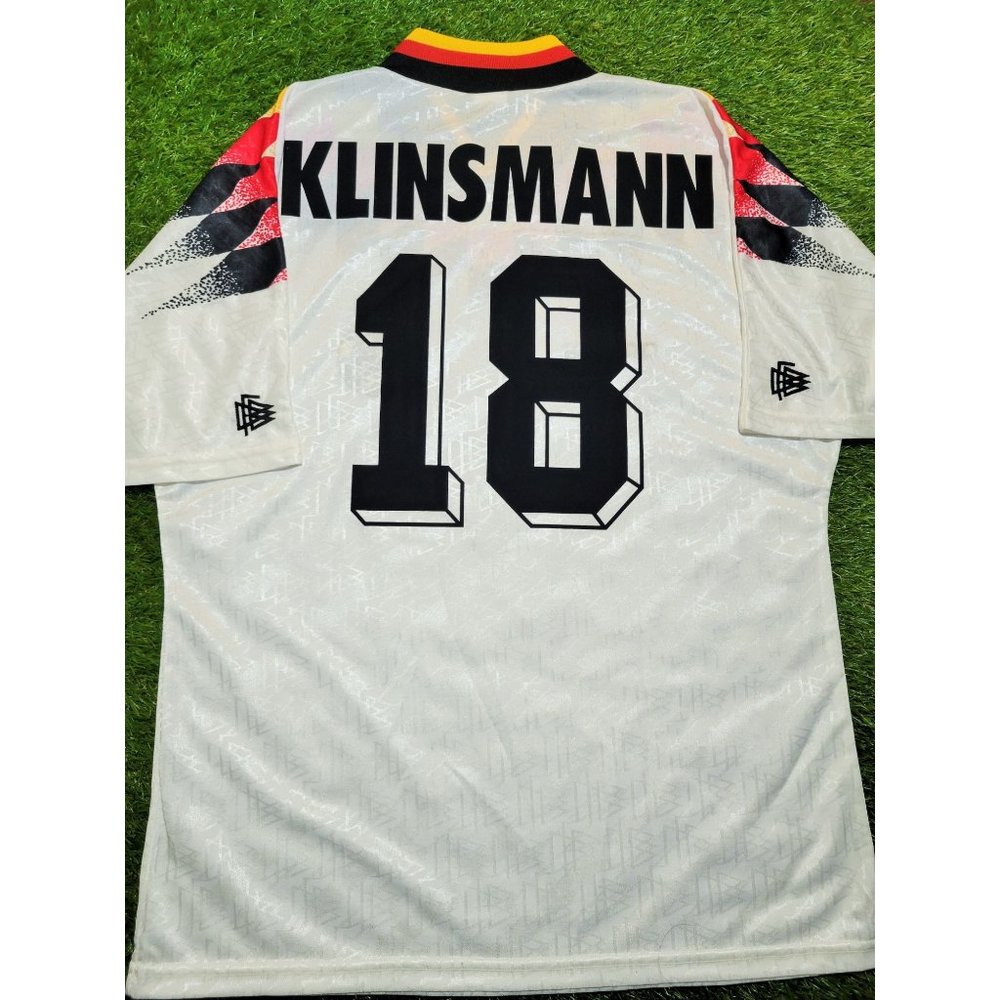 Klinsmann Germany 1994 Home Soccer Jersey Shirt Deutschland Trikot L